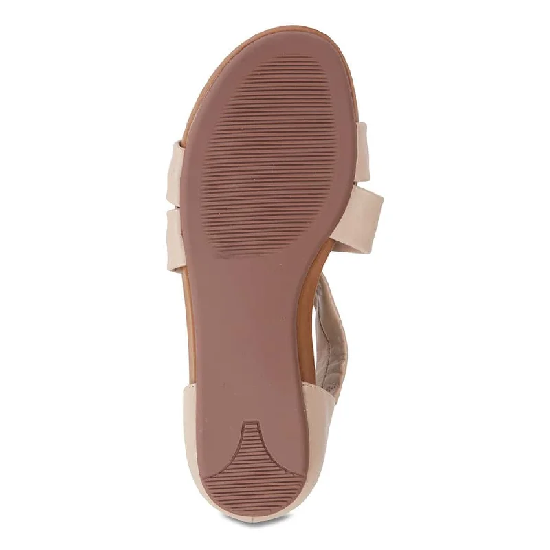 Abel Sandal in Nude Leather