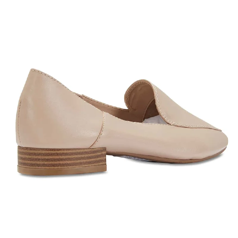 Braxton Loafer in Nude Leather