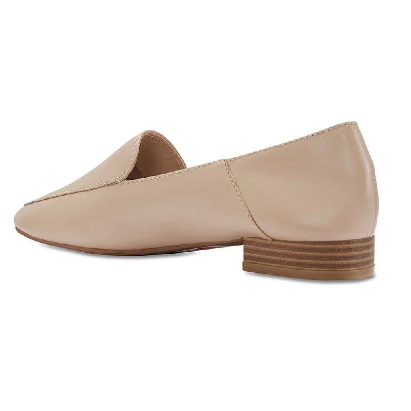 Braxton Loafer in Nude Leather