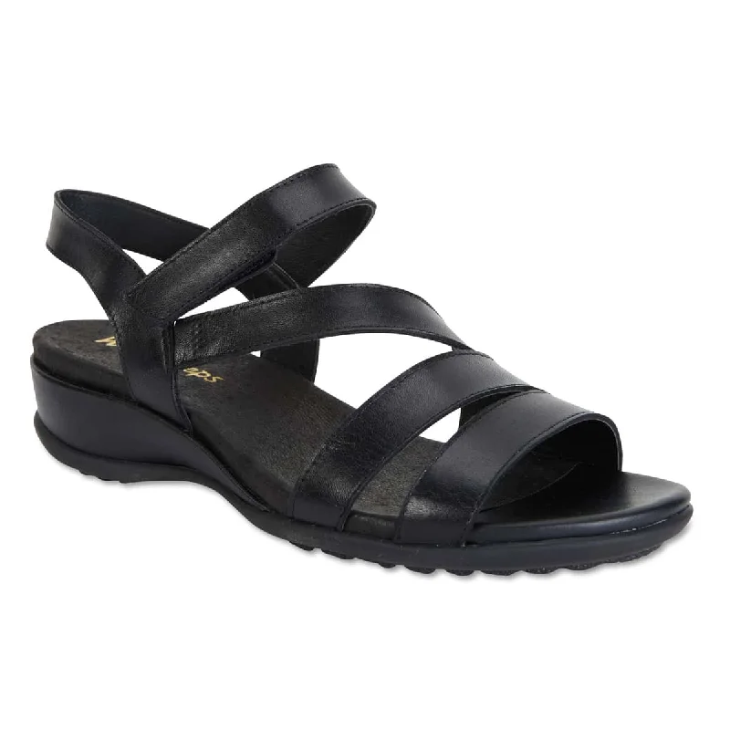 Cisco Sandal in Black Leather