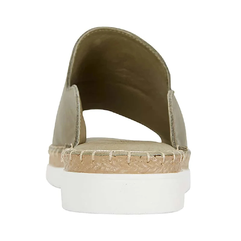 Elsa Sandal in Khaki Leather