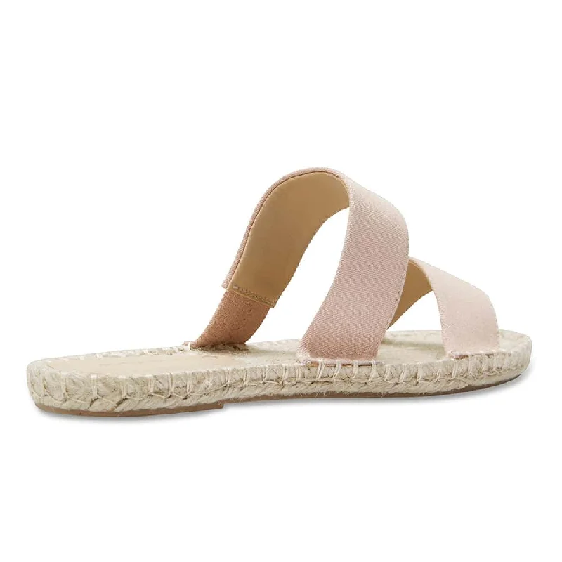 Embassy Sandal in Blush Canvas