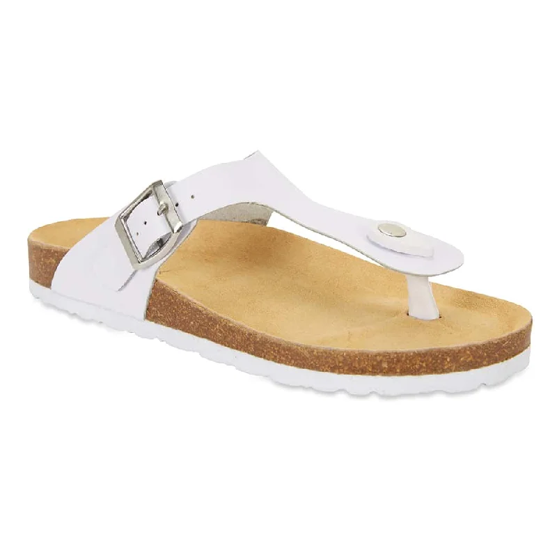 Hippy Sandal in White