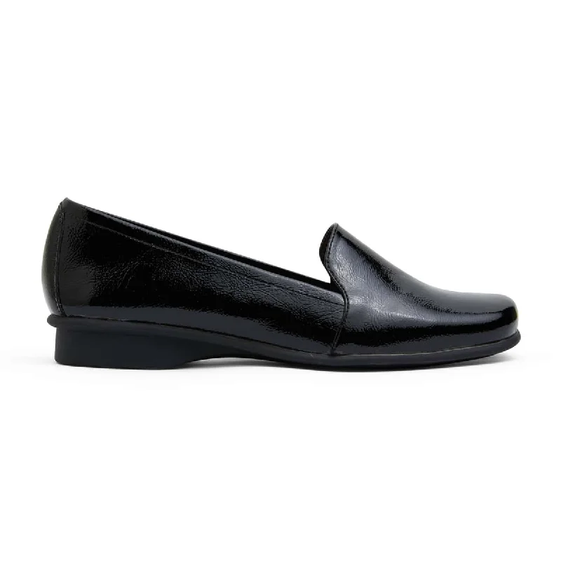 Knox Flat in Black Patent