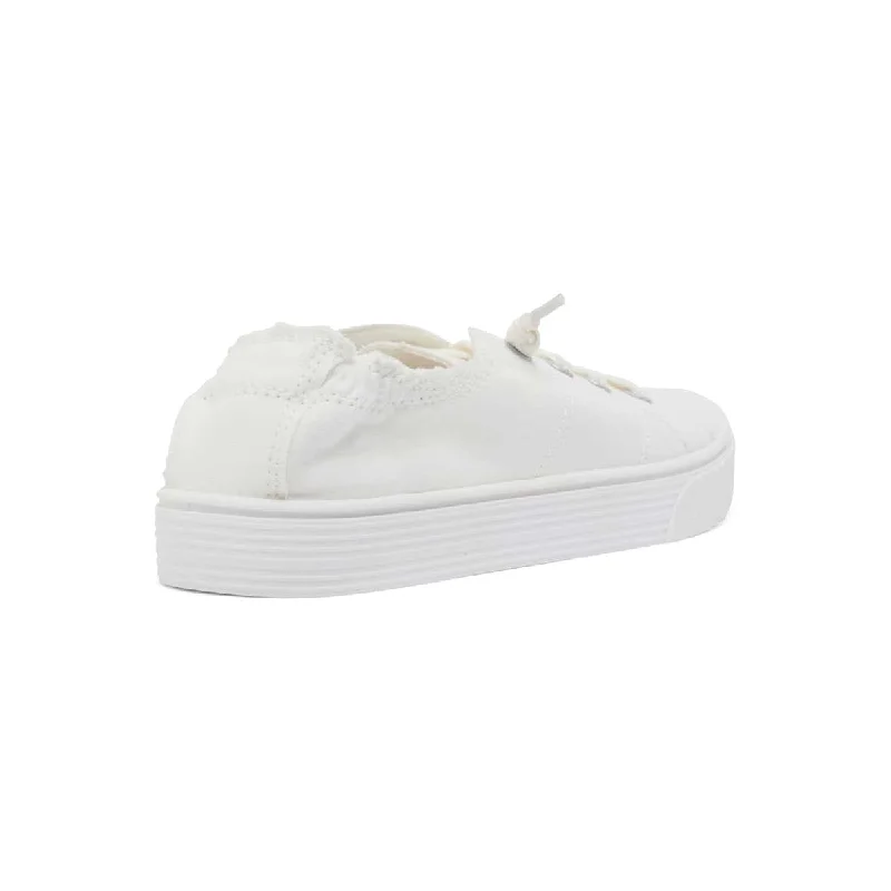 Mara Sneaker in White Canvas