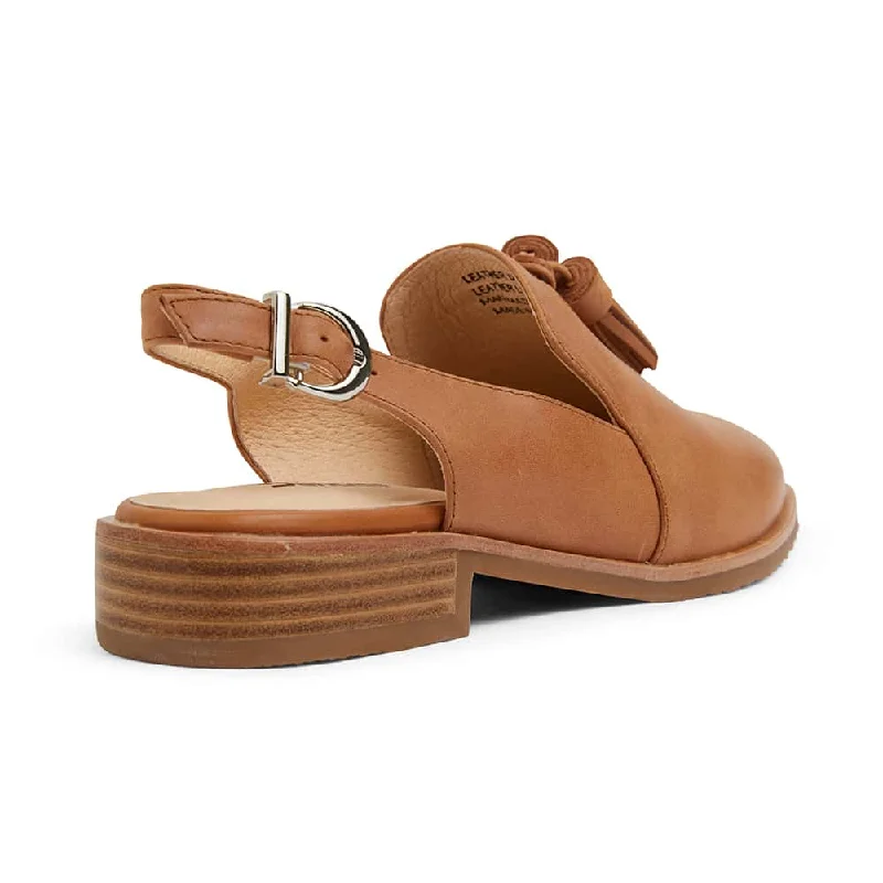 Sabina Loafer in Tan Leather