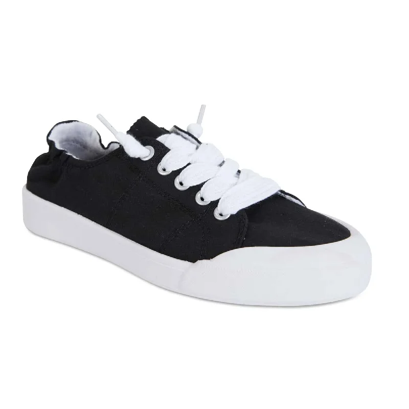 Switch Sneaker in Black Canvas