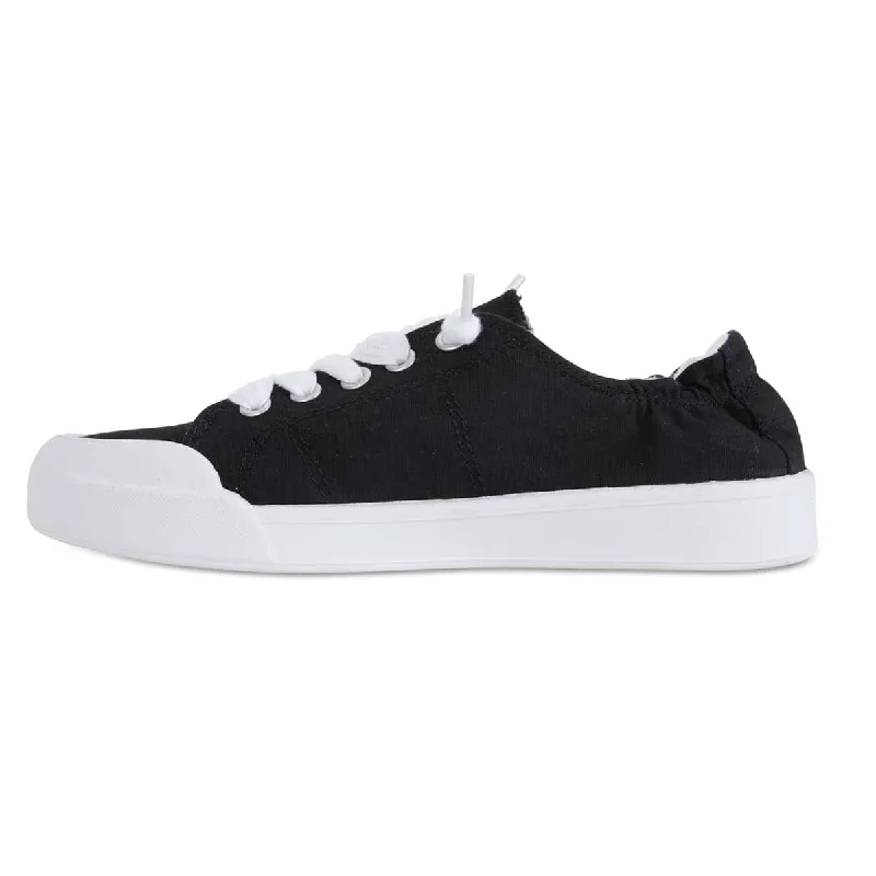 Switch Sneaker in Black Canvas