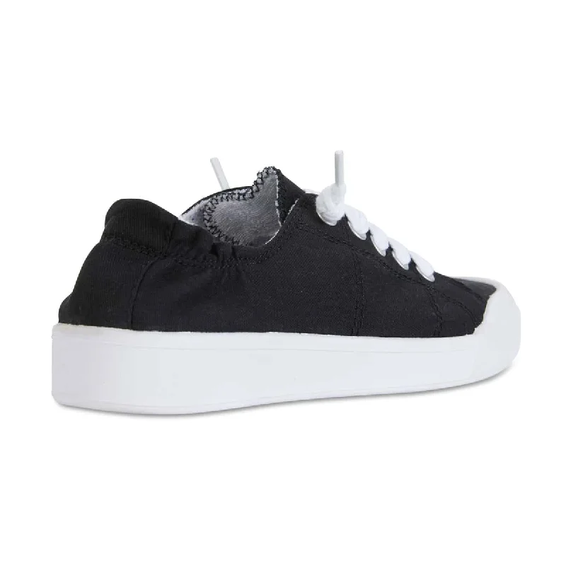 Switch Sneaker in Black Canvas