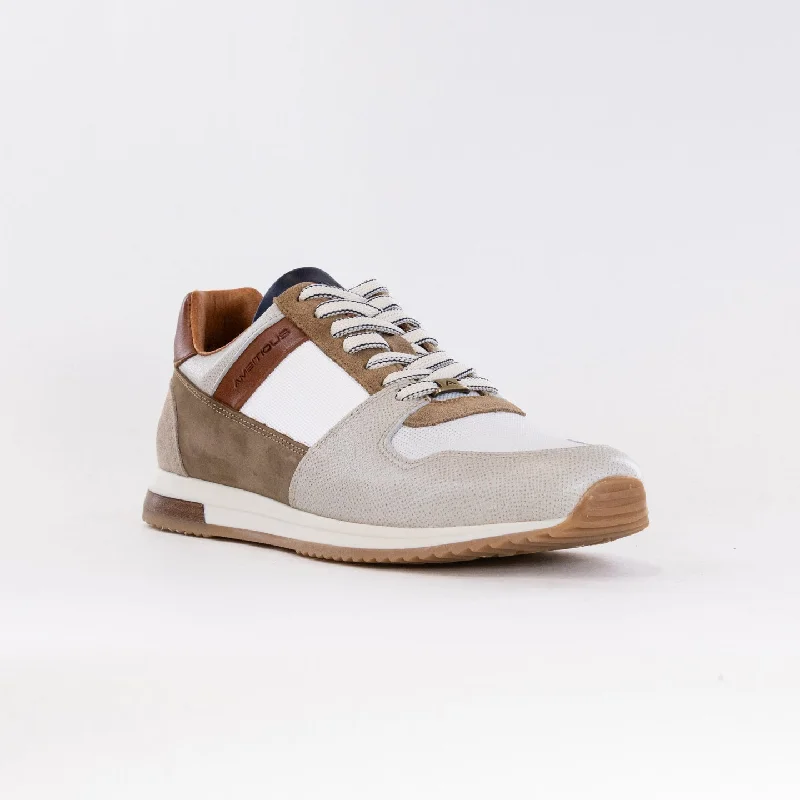 Ambitious Slow Line Sneaker (Men's) - Leather/Textile Grey/Camel