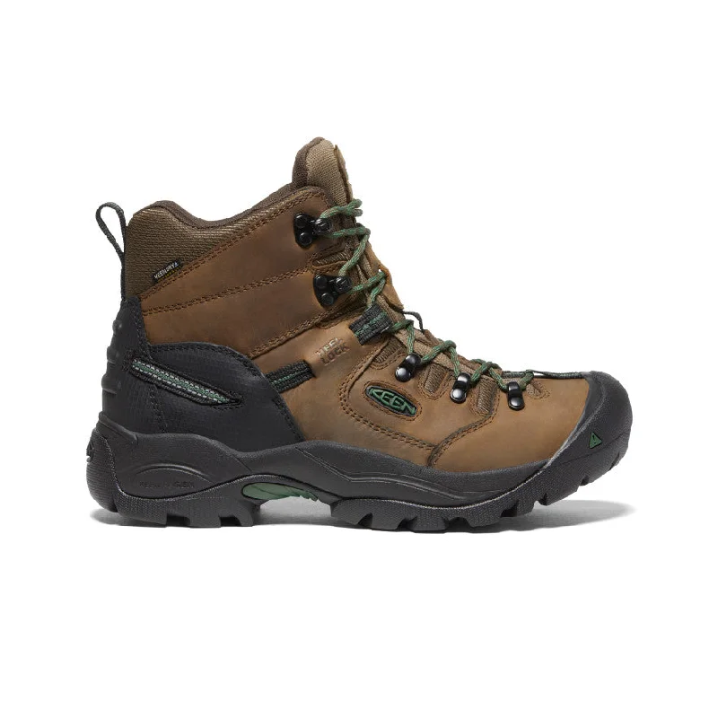 Men's Pittsburgh Energy 6"" Waterproof Boot (Soft Toe)  |  Cascade Brown/Greener Pastures