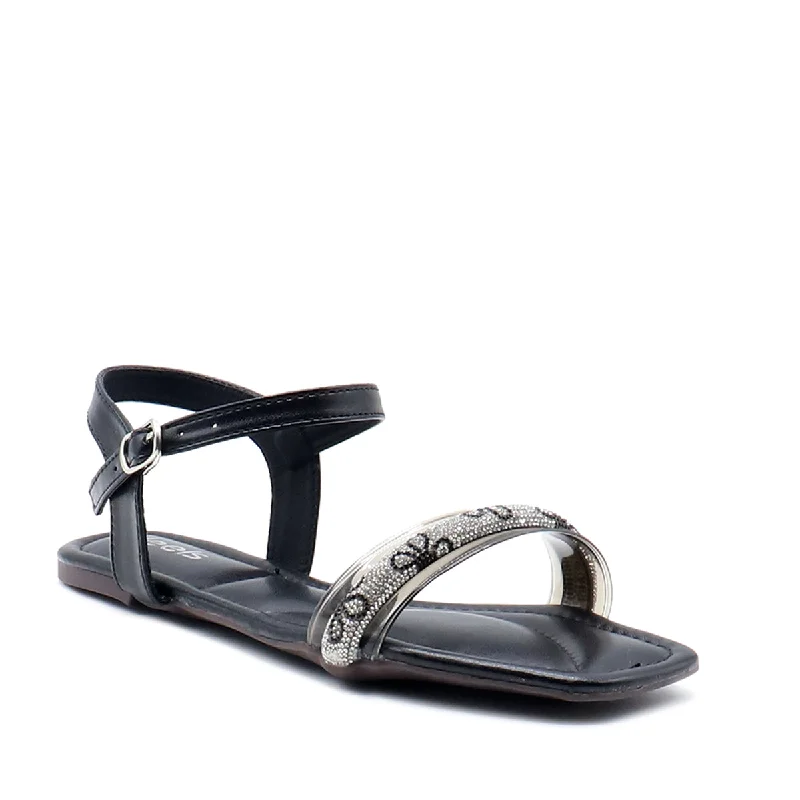 Black Fancy Sandal L00600007