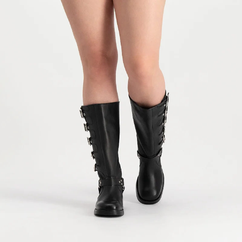 Battle Boot BLACK LEATHER