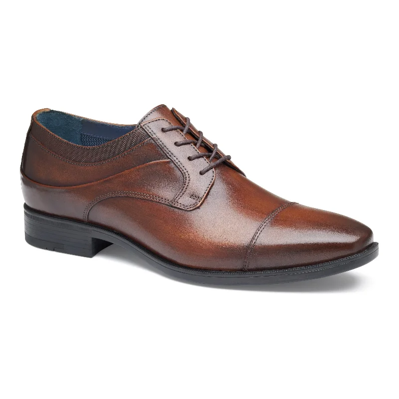 Johnston & Murphy - Gibbons Cap Toe Mahogany