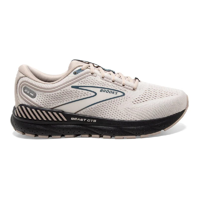 Men's Brooks Beast GTS 23, Chateau Grey/White Sand/Blue, 11.5 D Medium