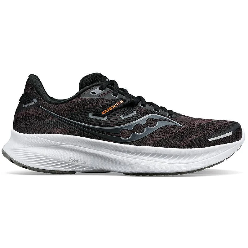 Men's Saucony Guide 16, Black/White, 13 2E Wide