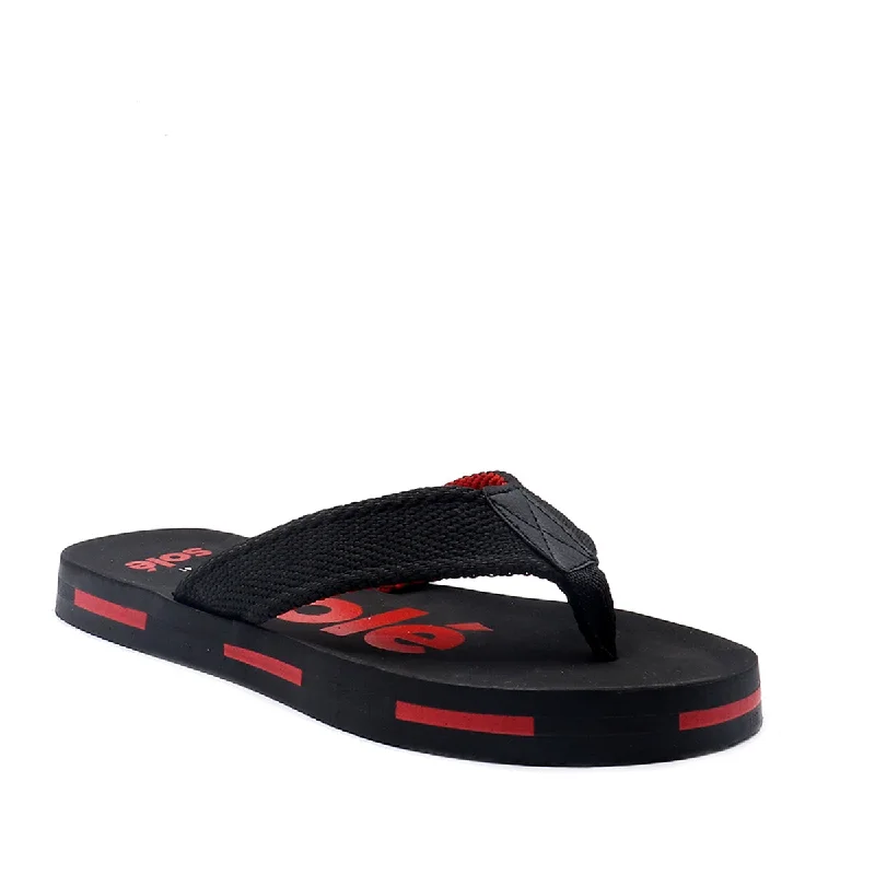 Red Casual Chappal M00000001