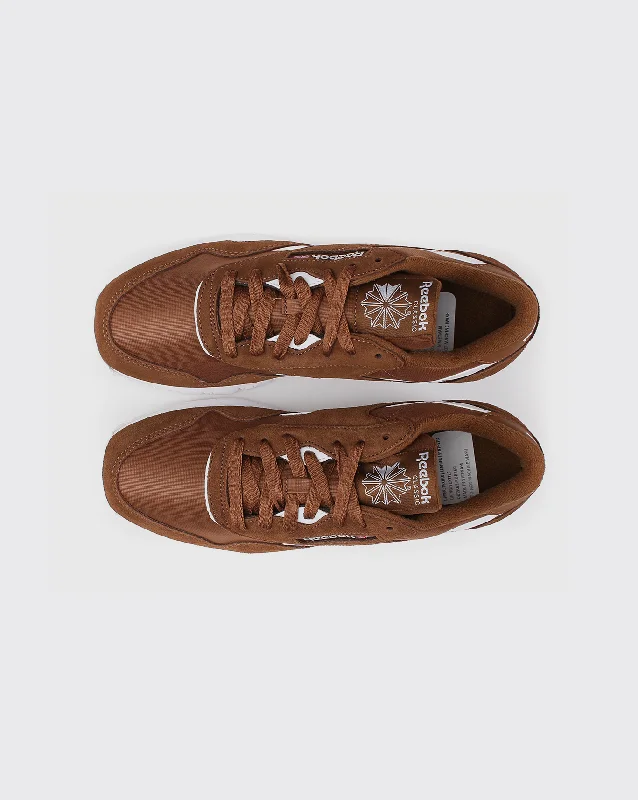 Reebok CL Nylon Shoe - Brown