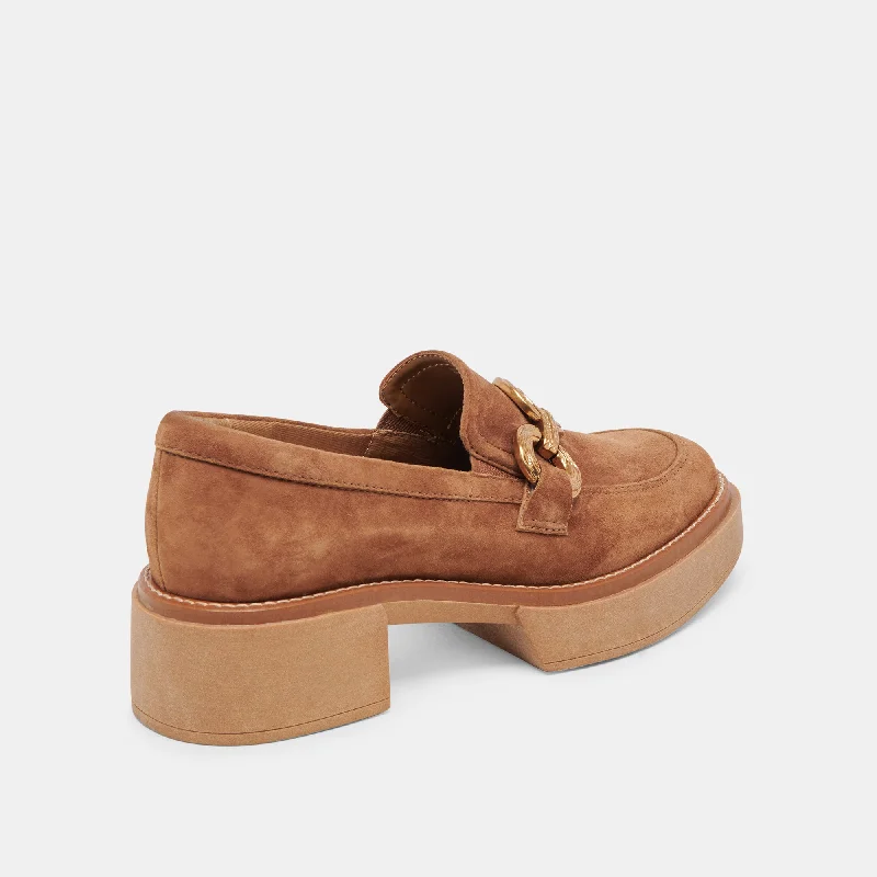 SHEENA LOAFERS BROWN SUEDE