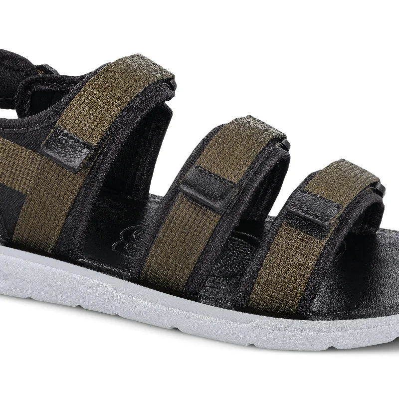 Walkaroo Men Sandals  - WG5778 Olive