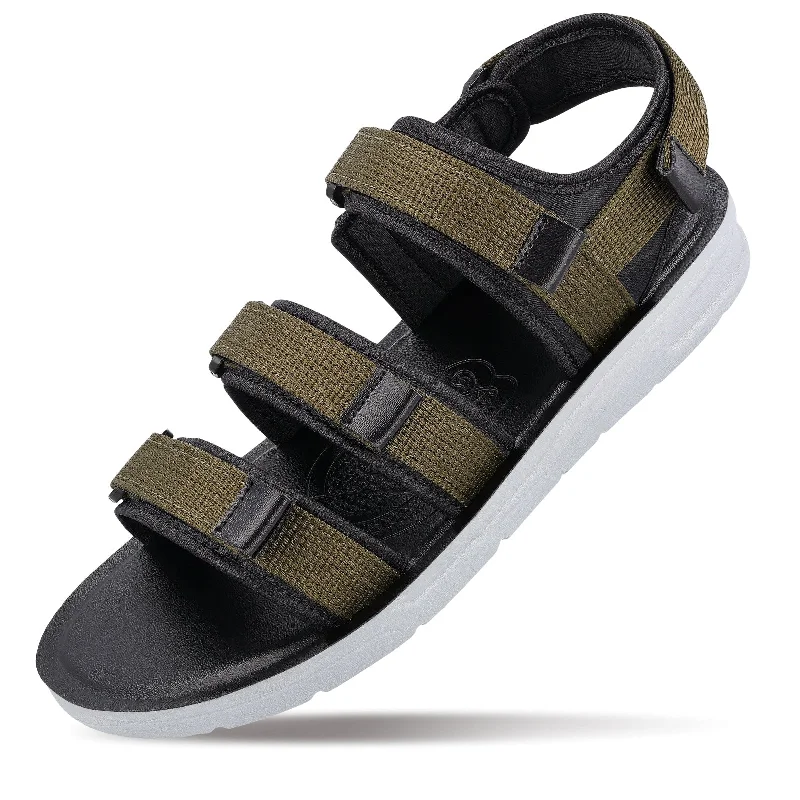 Walkaroo Men Sandals  - WG5778 Olive