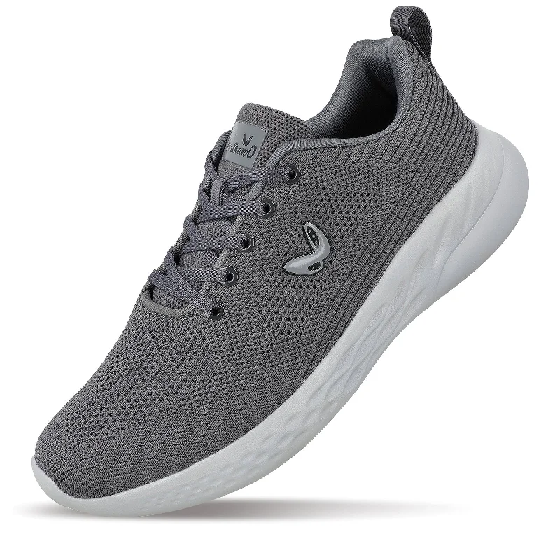 Walkaroo Running Shoes for Men - WS9081 Dark Grey