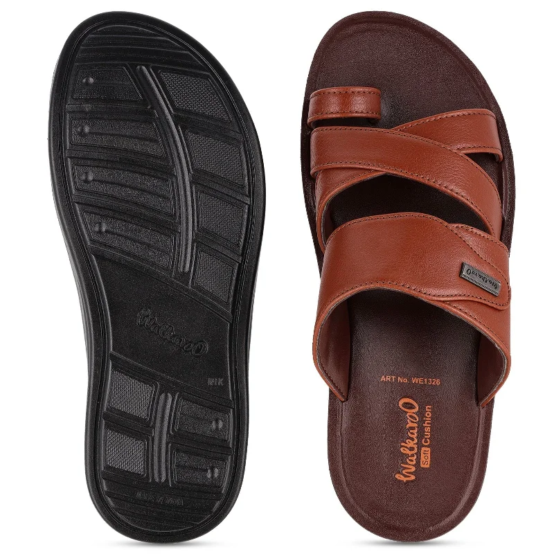 Walkaroo+ Men Sandals  - WE1326 B Brown