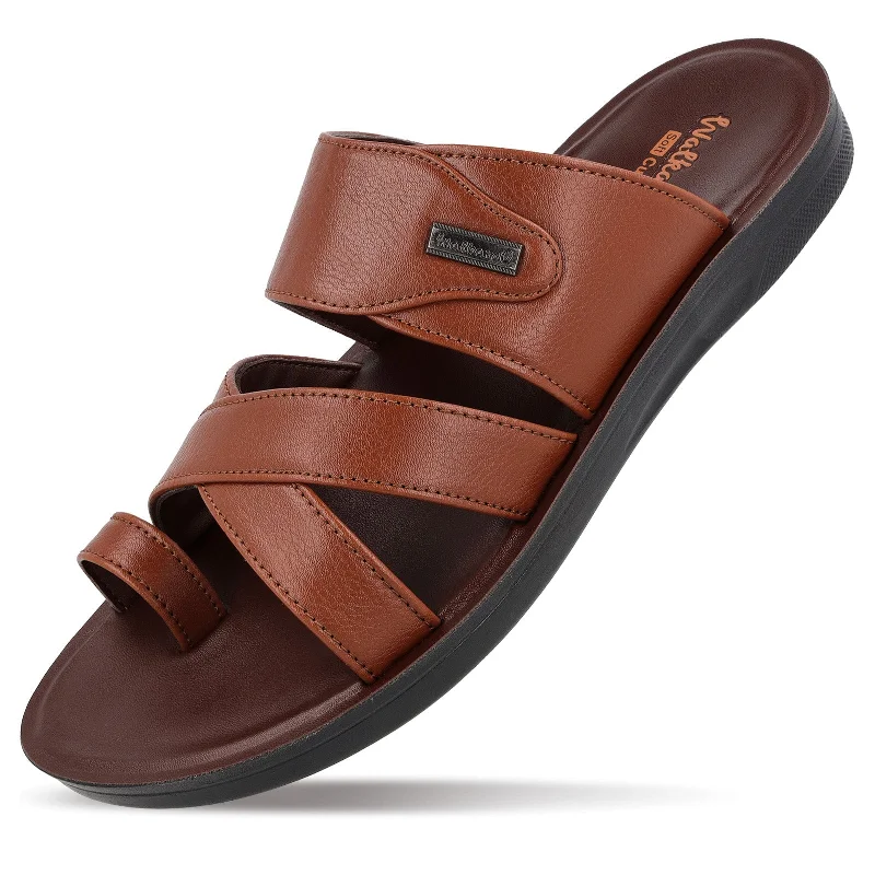 Walkaroo+ Men Sandals  - WE1326 B Brown