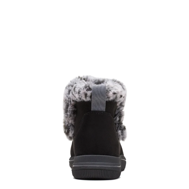 Women's Clarks, Breeze Fur Bootie