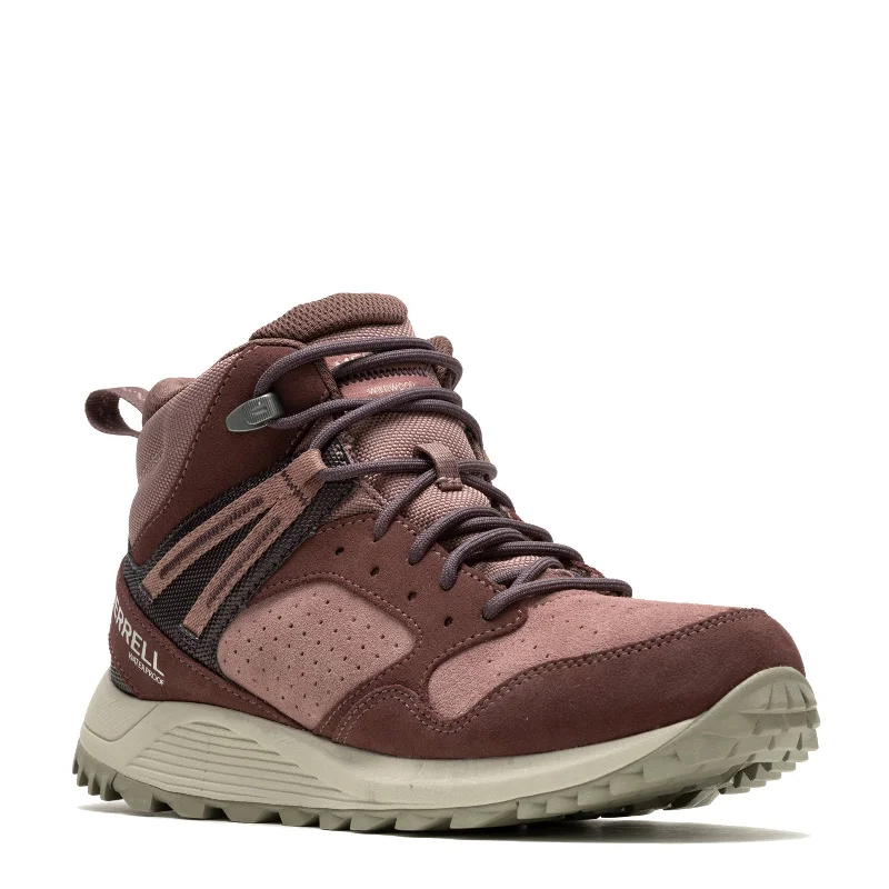 Women's Merrell, Wildwood Mid Leather WP Boot