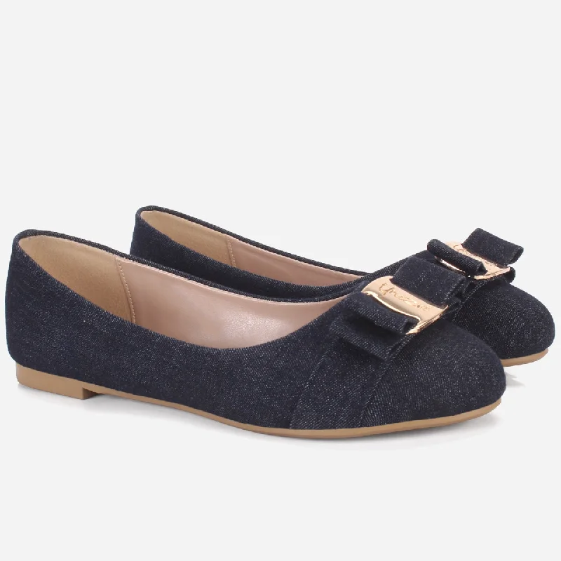 Womens ""SILAS"" Decorated Flat Slip-on Casual Shoes