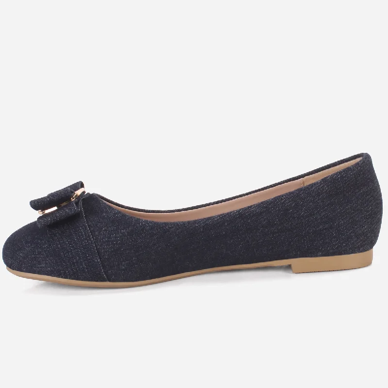 Womens ""SILAS"" Decorated Flat Slip-on Casual Shoes