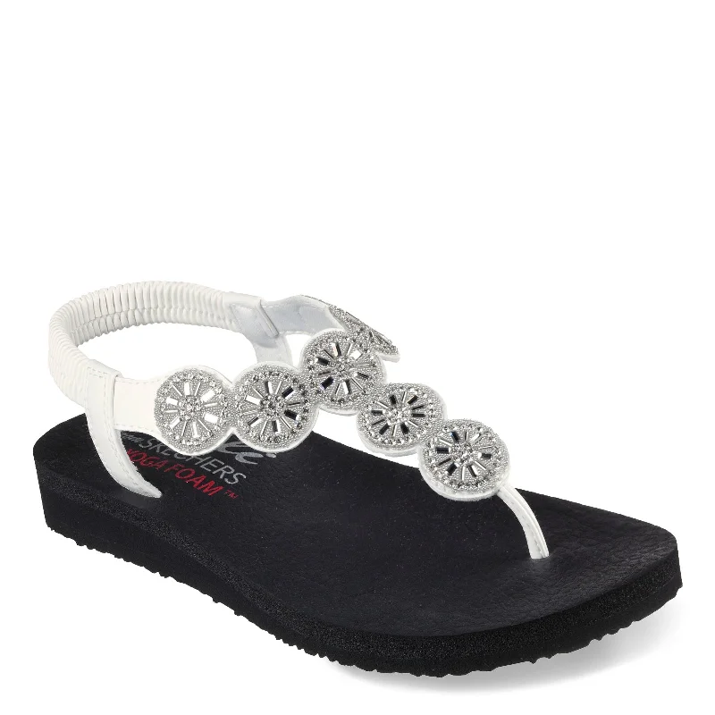 Women's Skechers, Arch Fit Meditation Rhinestone Sandal