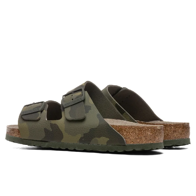 Wide Arizona Soft Footbed Birko-Flor - Desert Soil Camo Green