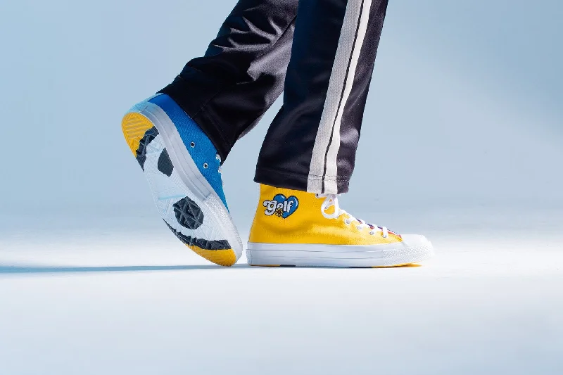 Converse x GOLF le FLEUR Chuck 70 Hi - Blue/Yellow/Red