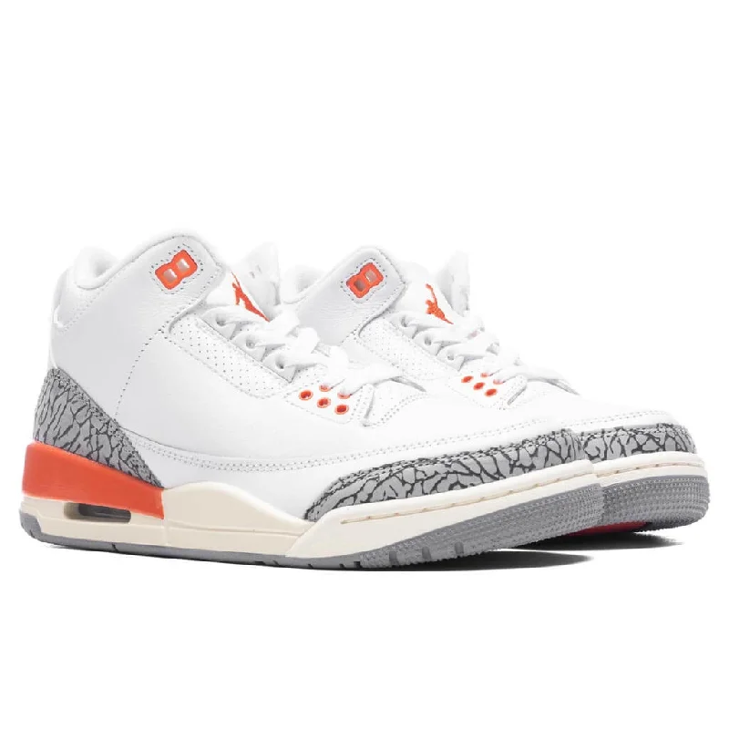 Air Jordan Women's 3 Retro 'Georgia Peach' - White/Cosmic Clay/Sail