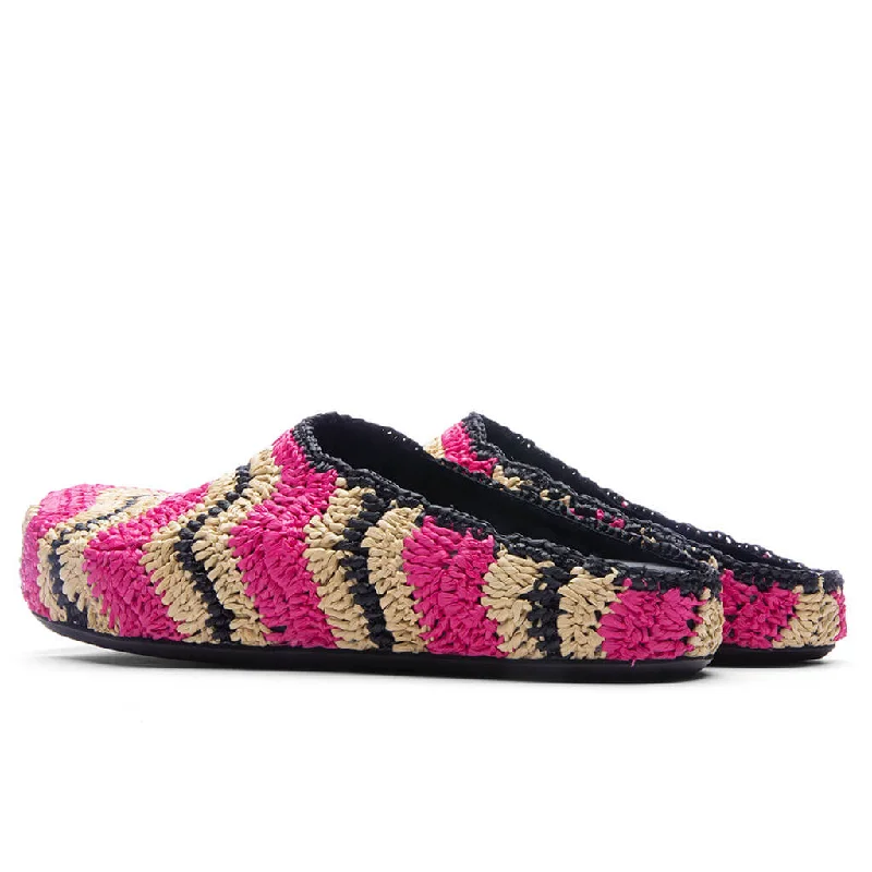 Marni x No Vacancy Inn Sabot - Fuchsia/Natural