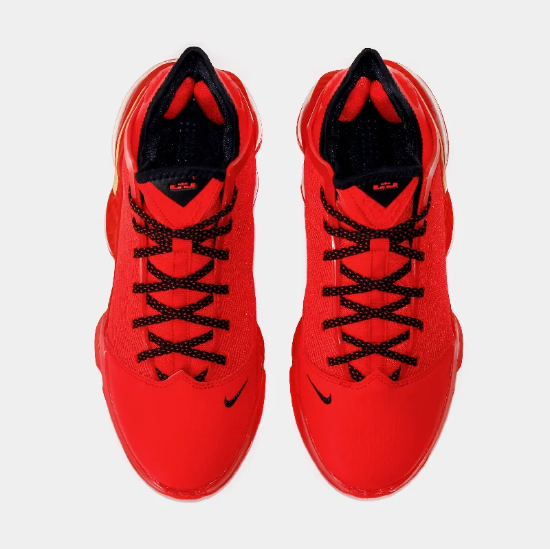 LeBron 19 Low Light Crimson Mens Basketball Shoes (Red)