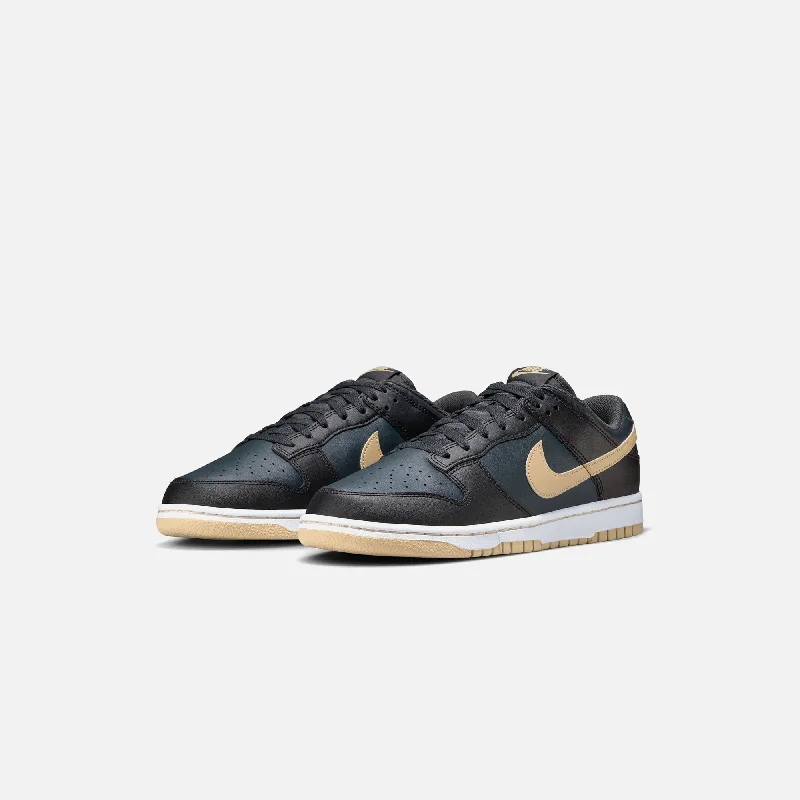 Nike Dunk Low Retro PRM - Low Black / Midnight Navy / Tan