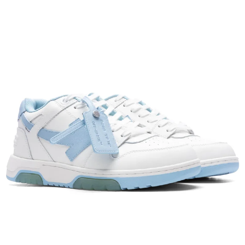 Out of Office Calf Leather - White/Light Blue