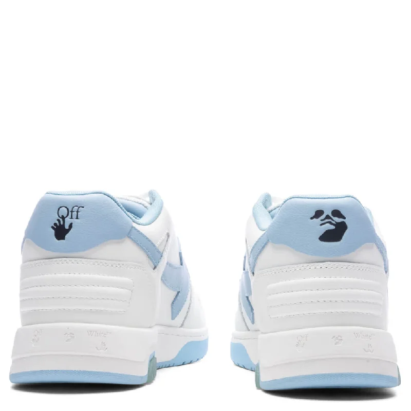 Out of Office Calf Leather - White/Light Blue