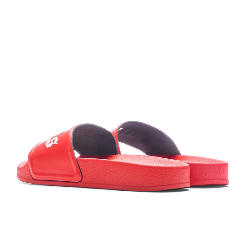 Kid's Pool Slider - Red/White