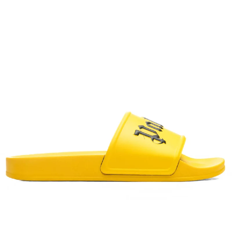 Pool Slide - Yellow/Black