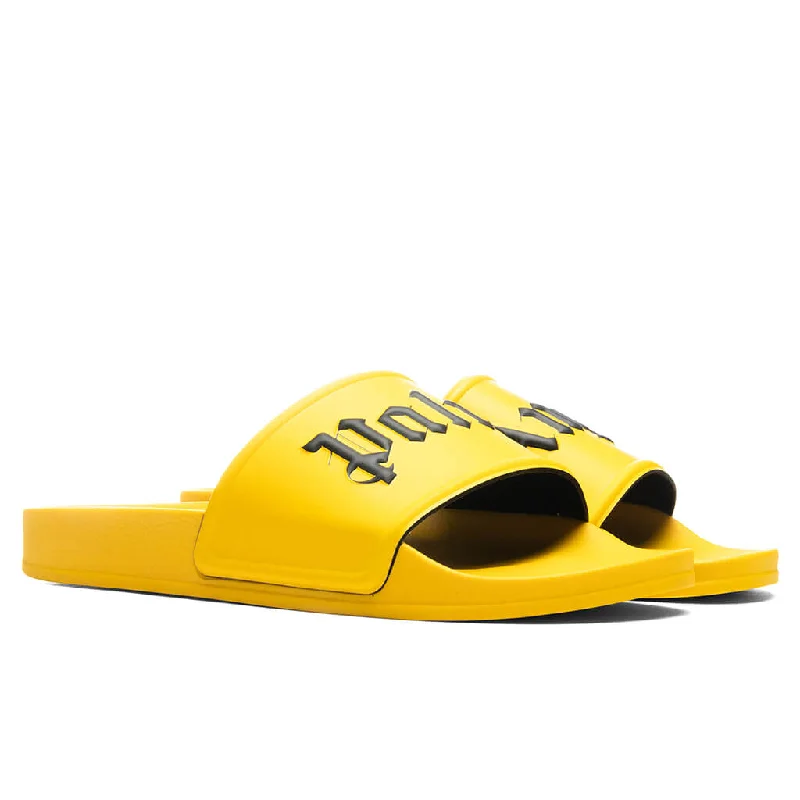 Pool Slide - Yellow/Black