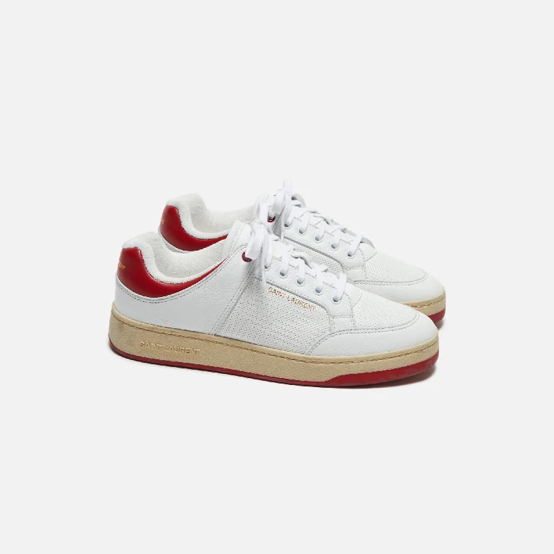 Saint Laurent SL/61 Sneakers - White / Vintage Red